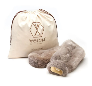 Weich TUBO Schlauchwärmflasche silver grey